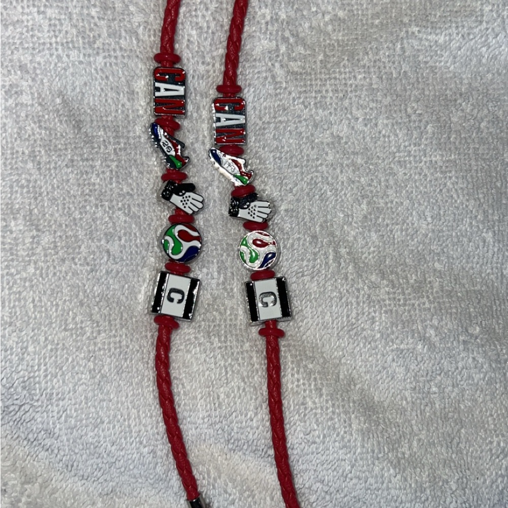 Official FIFA World Cup 2026 Canada (CAN) Fan Bracelet - Kansas City Host City